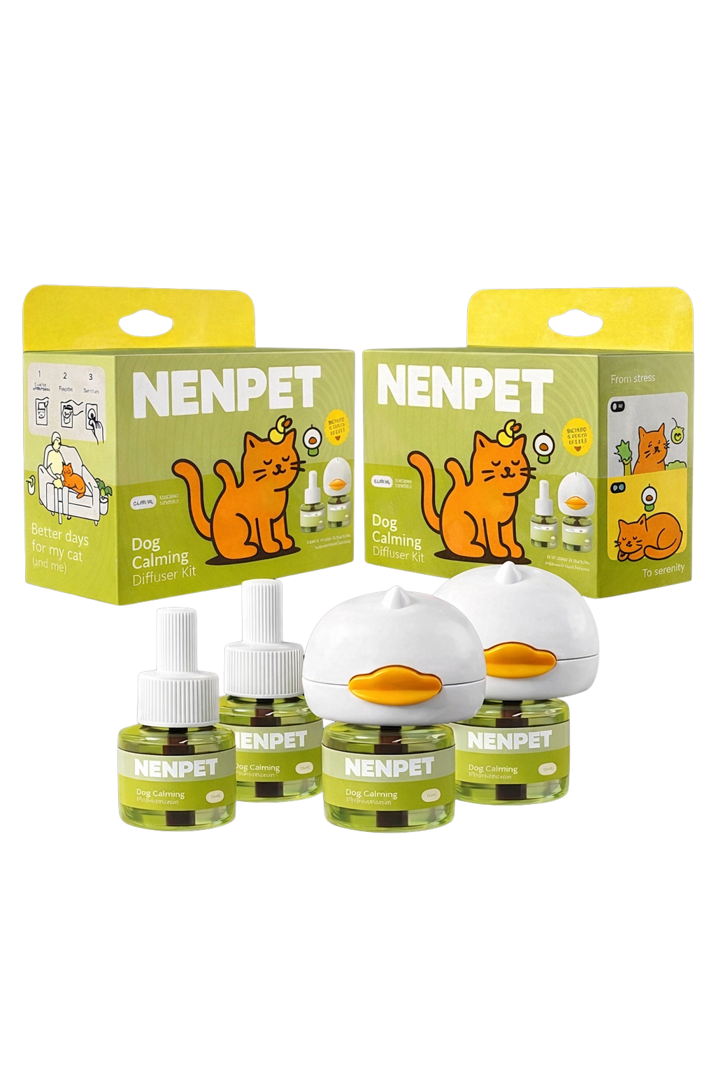 Kit difusor calmante para gatos